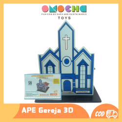 APE Gereja 3D Bongkar Pasang New APE Gereja 3D Bongkar Pasang New