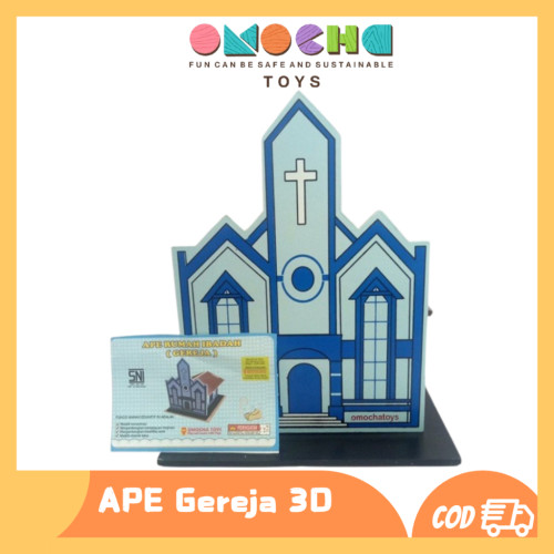 APE Gereja 3D Bongkar Pasang New