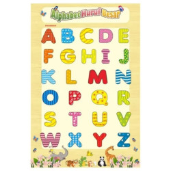 Poster Paud Huruf Besar Motif