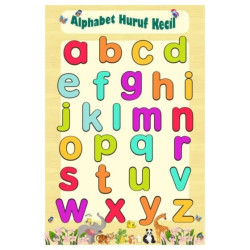 Poster Paud Huruf Kecil Rainbow