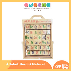 Alfabet Berdiri Natural Alfabet Berdiri Natural