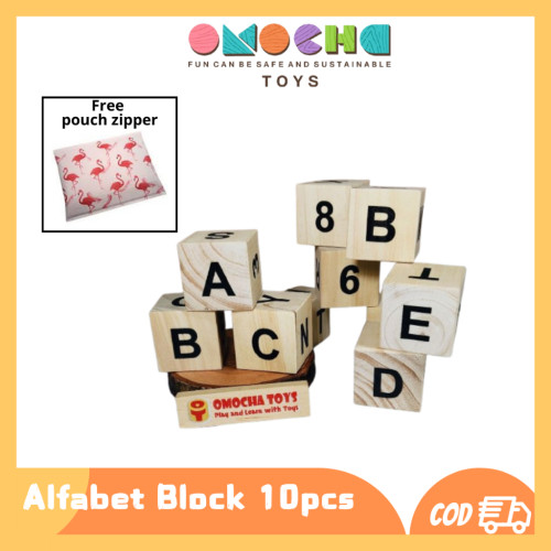 Alfabet Block 10 pcs