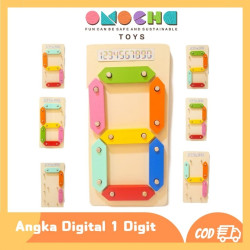 Angka Digital Rainbow Angka Digital Rainbow