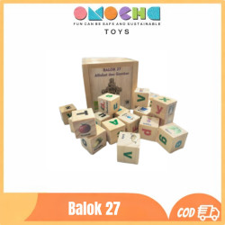 Balok 27 - Alfabet dan Gambar