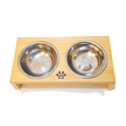 Tempat Makan Kucing 2 Bowl