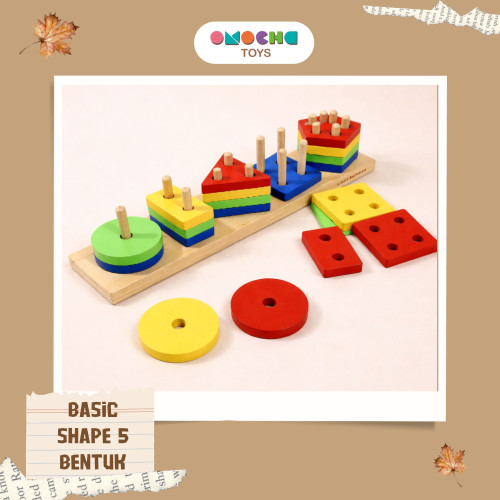Basic Shape 5 Bentuk Rainbow