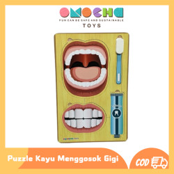 Puzzle Stiker Menggosok Gigi