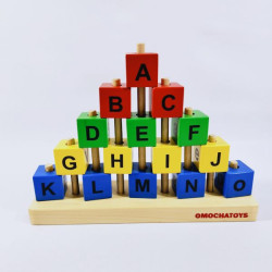 Piramida Kubus Alfabet