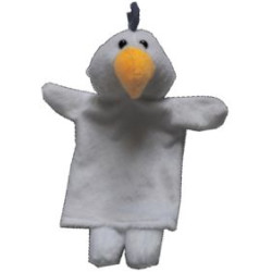 Boneka Tangan Hewan Burung Kakak Tua