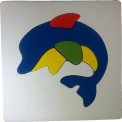 Puzzle Cat Bingkai Dolpin