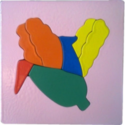 Puzzle Cat Bingkai Jagung