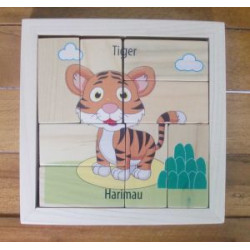 Puzzle LED UV Harimau