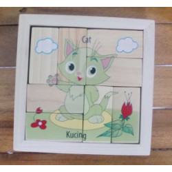 Puzzle LED UV Kucing