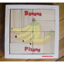 Puzzle LED UV Pisang