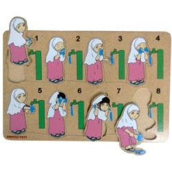 Puzzle Sablon Wudhu Perempuan