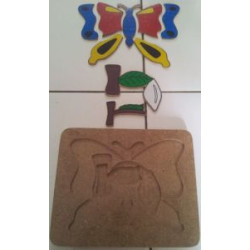 Puzzle 3 Tingkat Metamorfosis kupu-kupu