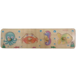 Puzzle Knop Small Led UV - Hewan Laut Puzzle Knop Small Led UV - Hewan Laut