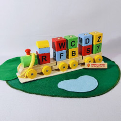 Kereta Balok Angka dan Huruf