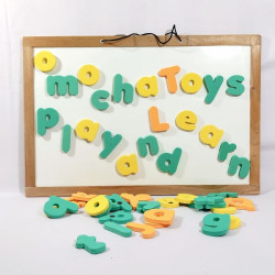 Hanging Wooden Magnetic Board Kayu Mahoni