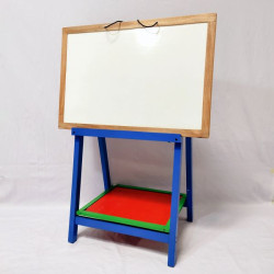 Standing Wooden Magnetic Board Kayu Pinus