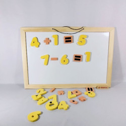 Hanging Wooden Magnetic Board Kayu Pinus