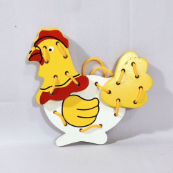 Menjahit Ayam 3 Keping