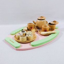 Omocha Tea Set Nampan Pink