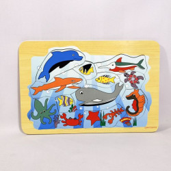 Puzzle Stiker Safari Hewan Laut