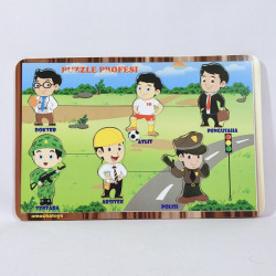 Puzzle Stiker Profesi