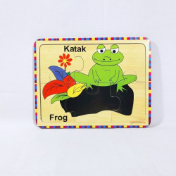 Puzzle Stiker Kecil Katak