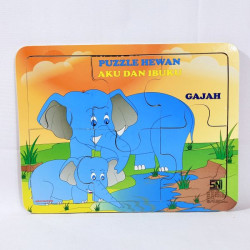Puzzle Aku dan Ibuku Gajah