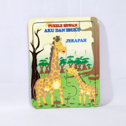 Puzzle Aku dan Ibuku Jerapah