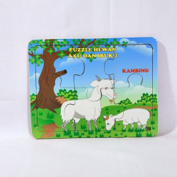 Puzzle Aku dan Ibuku Kambing