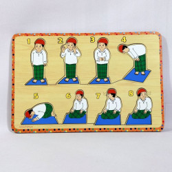 Puzzle Stiker Sholat laki