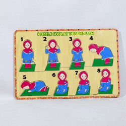Puzzle Stiker Sholat Perempuan