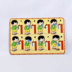 Puzzle Stiker Wudhu Laki-laki