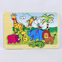 Puzzle Safari Hewan Liar