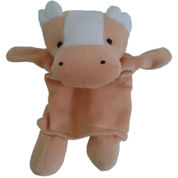 Boneka Tangan Hewan Sapi