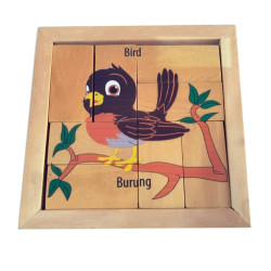 Puzzle LED UV Burung