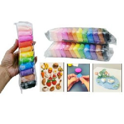 Omocha Clay Polymer Mainan Anak Lilin Edukasi Super Light Clay