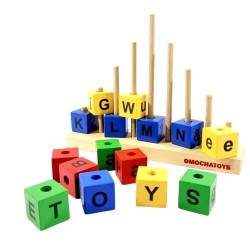 Alphabet Block Tower