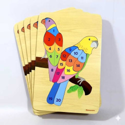 Puzzle Angka My Bird