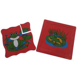 Puzzle 4 Tingkat Metamorfosis Katak