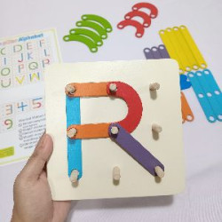 My Wooden Pillar Alphabet