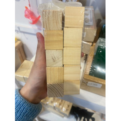 Wooden Cube Block 3cm
