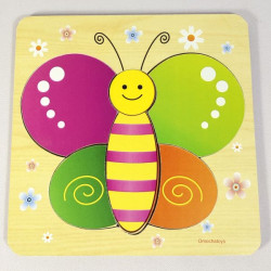 Puzzle Stiker Kupu Kupu L15