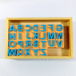 Stempel Huruf Besar 26 Pcs