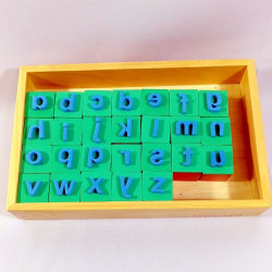 Stempel Huruf Kecil 26 Pcs